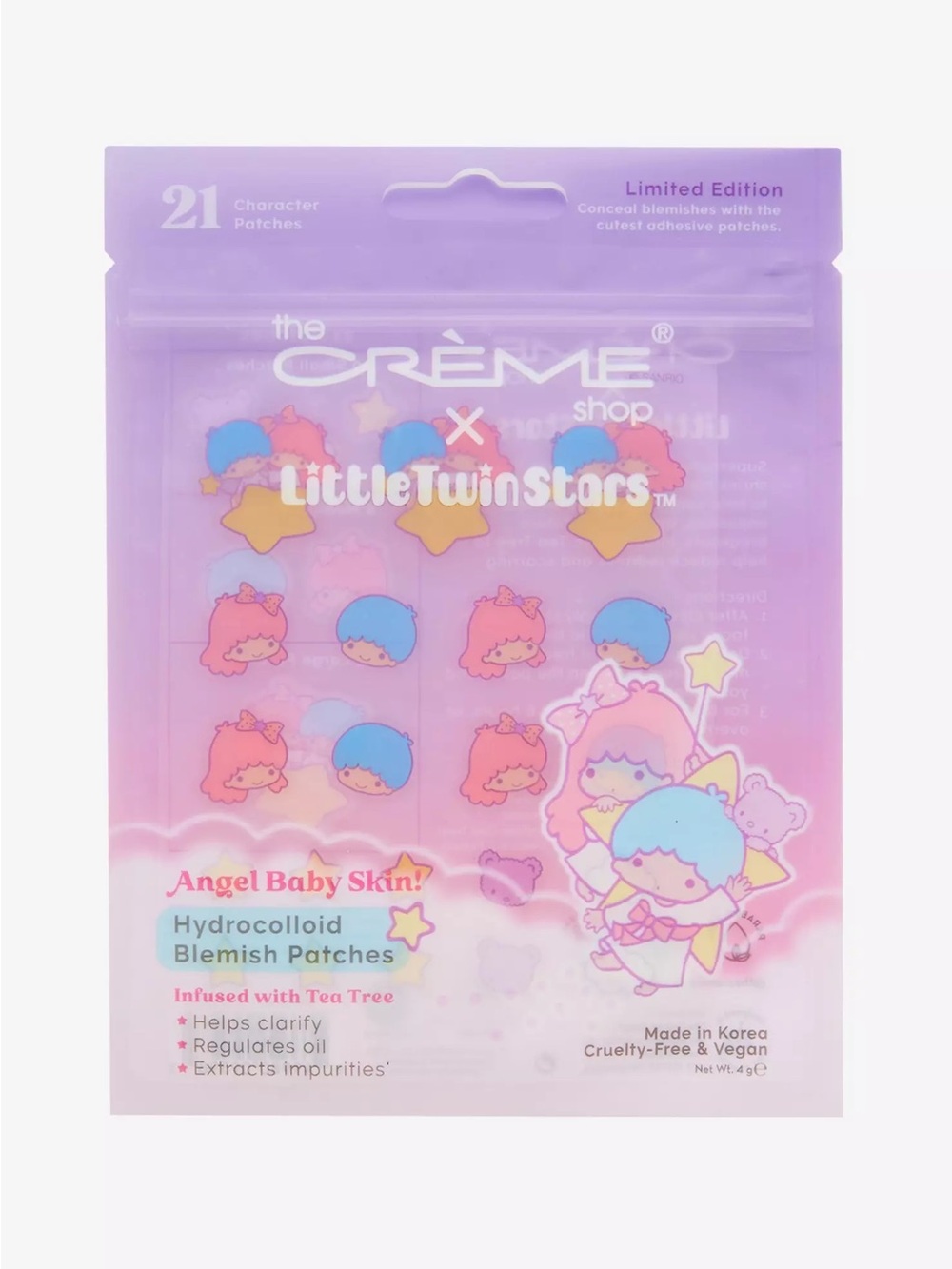 The Crème Shop x Little Twin Stars Hydrocolloid Blemish Patches - Pink & Blue
